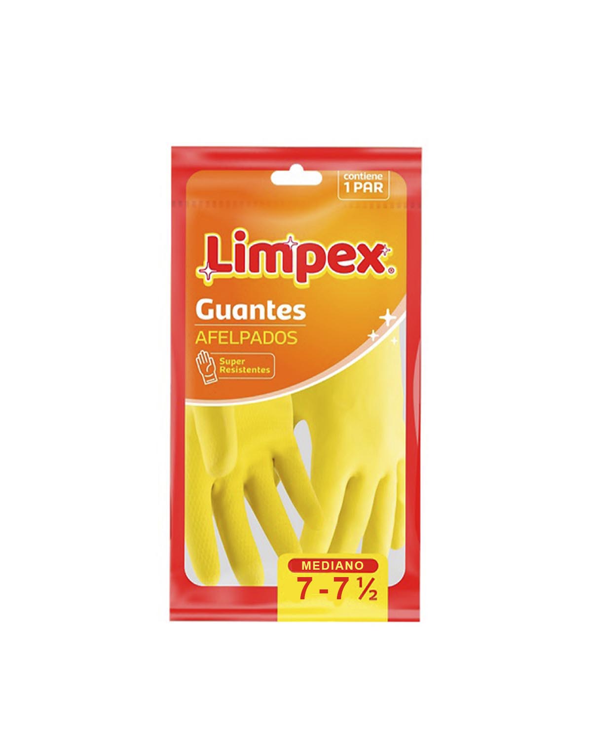 Guantes Latex Limpex Afelpados Nº7